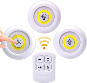 Luces LED con control remoto - Juego de 3 unidades