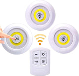 Luces LED con control remoto - Juego de 3 unidades
